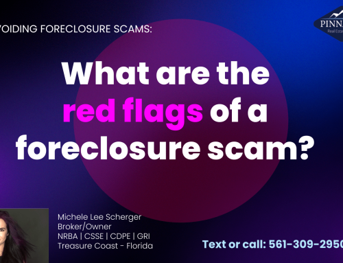 What are the red flags of a foreclosure scam?