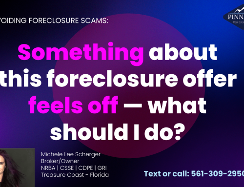 Something about this foreclosure offer feels off — what should I do?